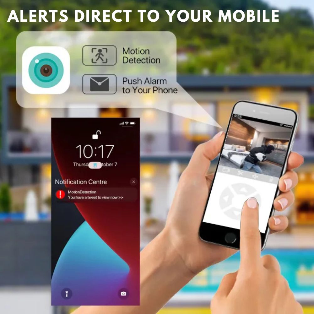 360 degree camera With motion Alerts