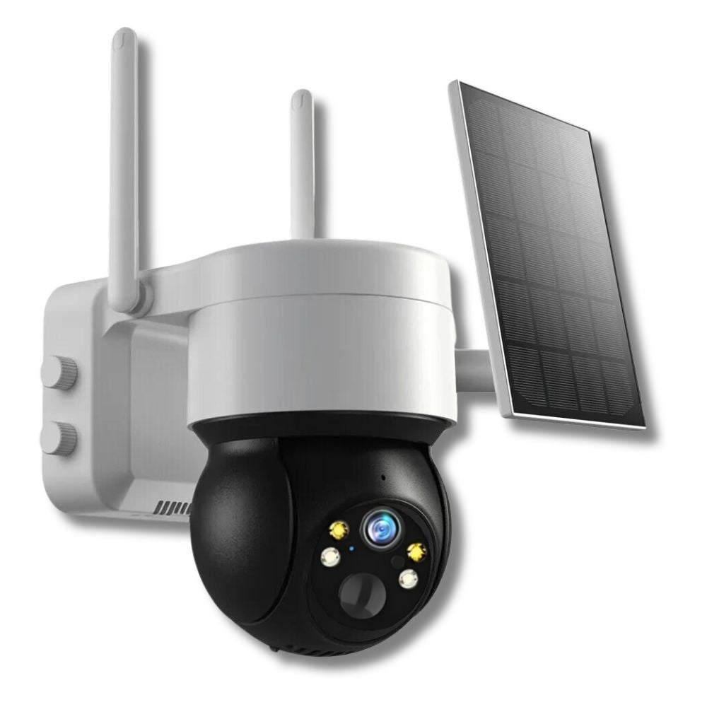 solar powered 360 security camera