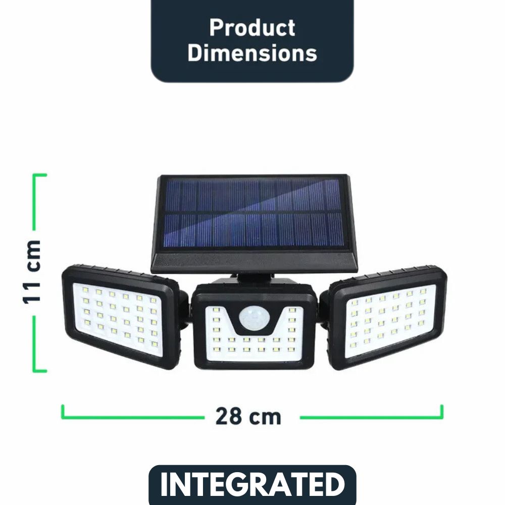 LED SOLAR MOTION SECURITY LIGHT