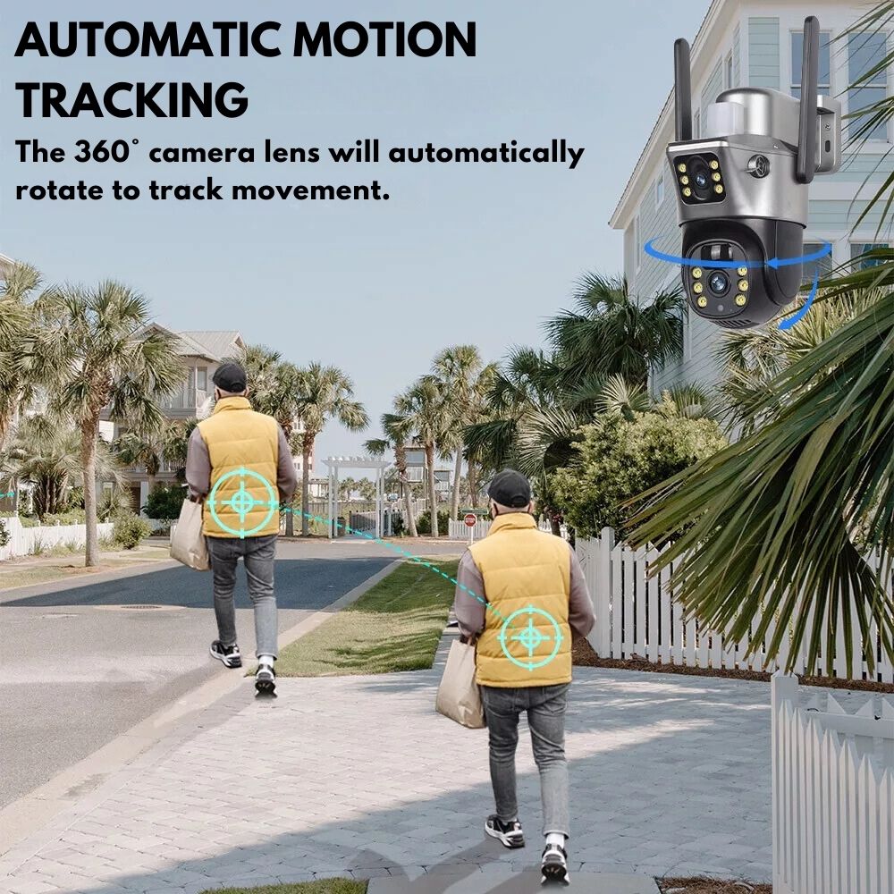automatic motion tracking security camera