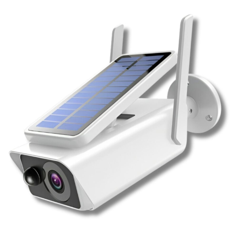 solar-powered security camera
