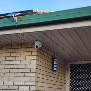 Solar powered 360 degree camera with live monitoring