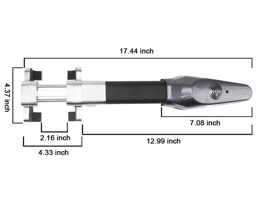 Car Steering Wheel Lock dimensions