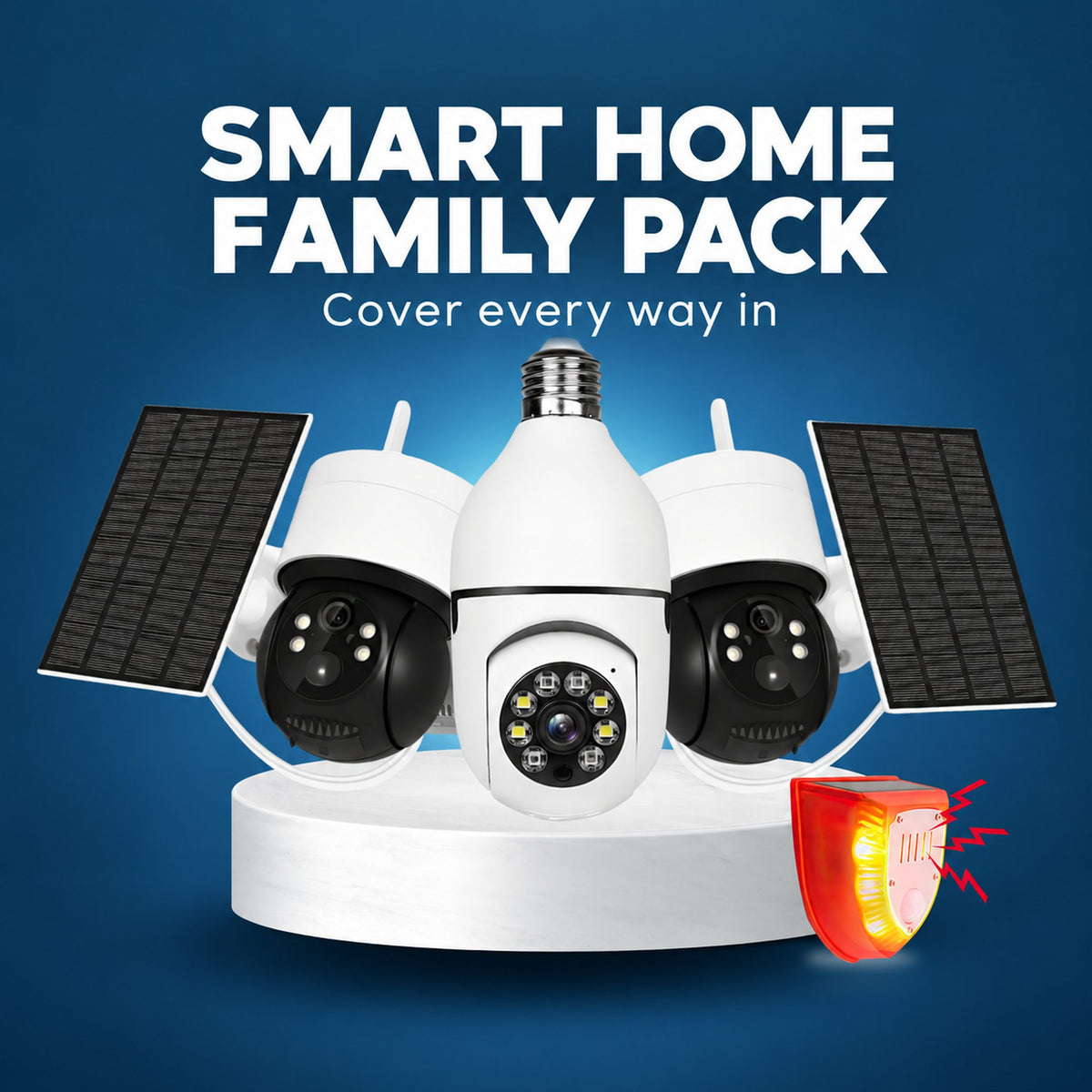 Smart Home Family Pack: whole-home security bundle | Bluey Security Co.