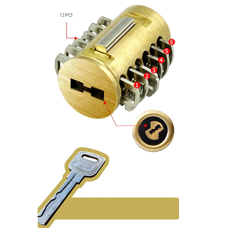 Steering Wheel Lock manual key specifications.